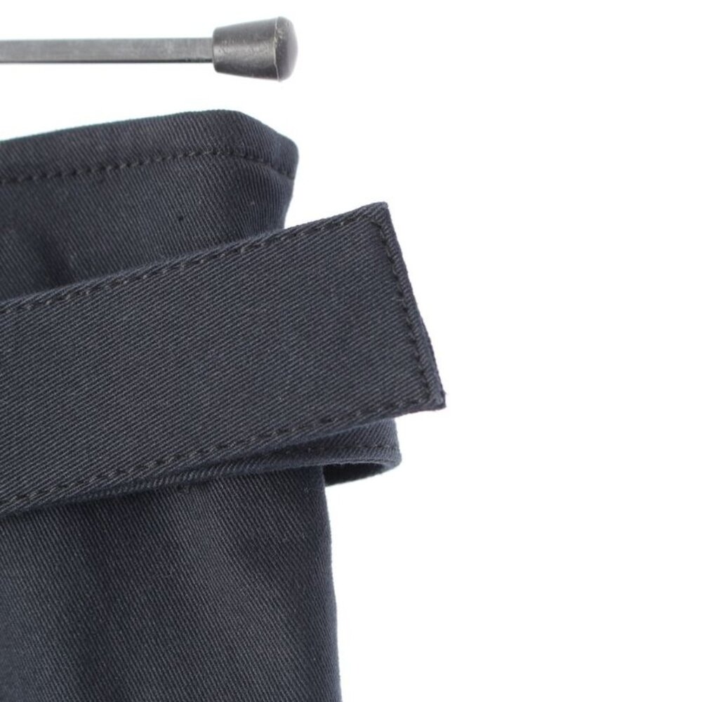 Prada Logo Belt Skirt Knee Length Navy 42 - Picture 5 of 10